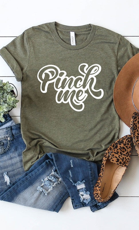 Vintage Pinch Me Graphic Tee PLUS