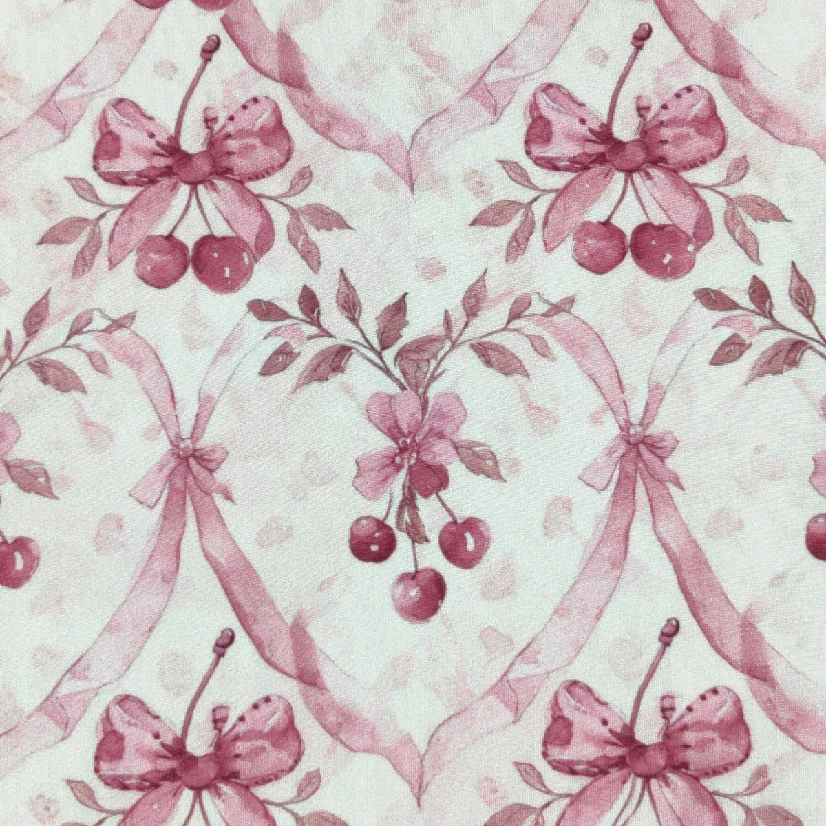 Mauve Cherries Baby Romper