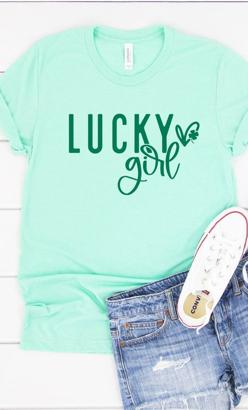 Lucky Girl Graphic Tee