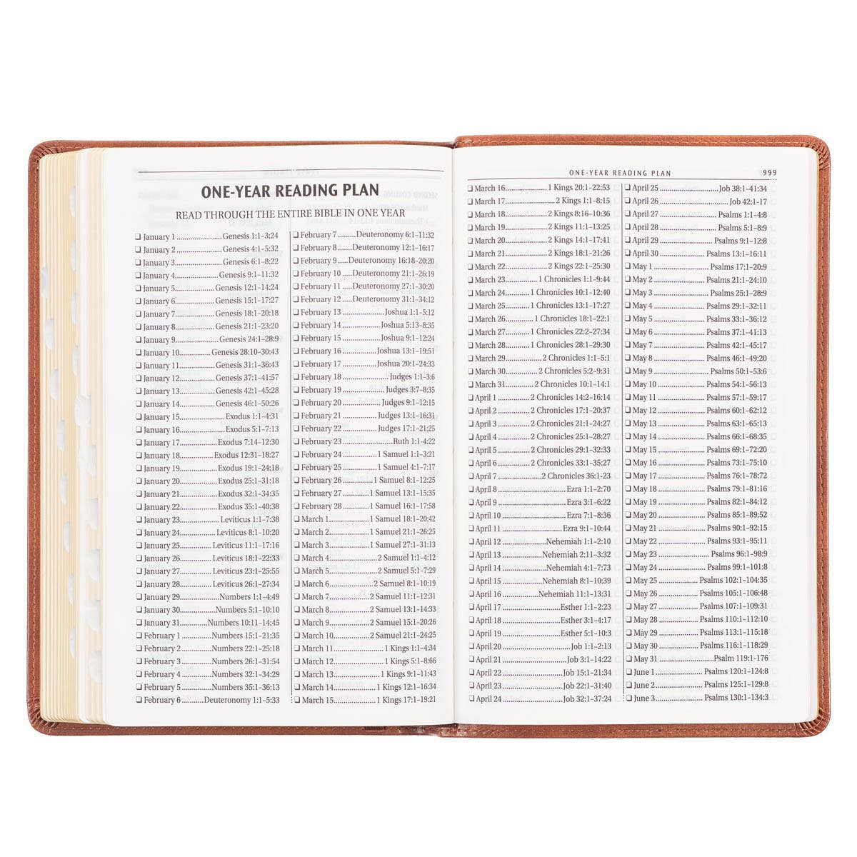 KJV Bible Deluxe Gift Faux Leather, Tan Cross