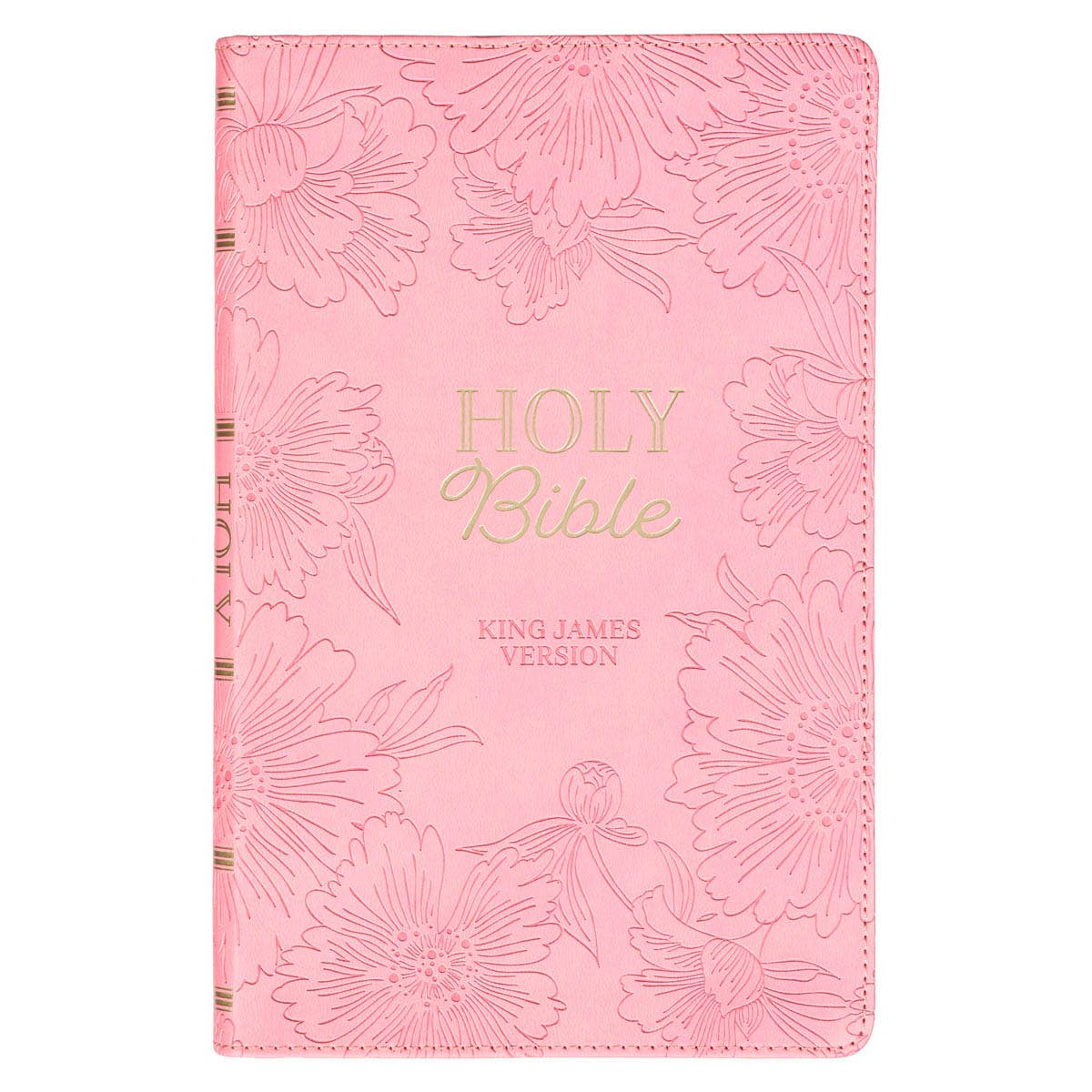 KJV Bible Gift Edition Faux Leather, Light Pink
