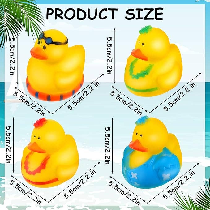 2.2" Rubber Ducks (Assorted Style)